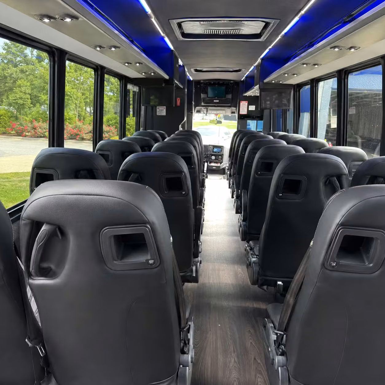 30 passenger minibus interior