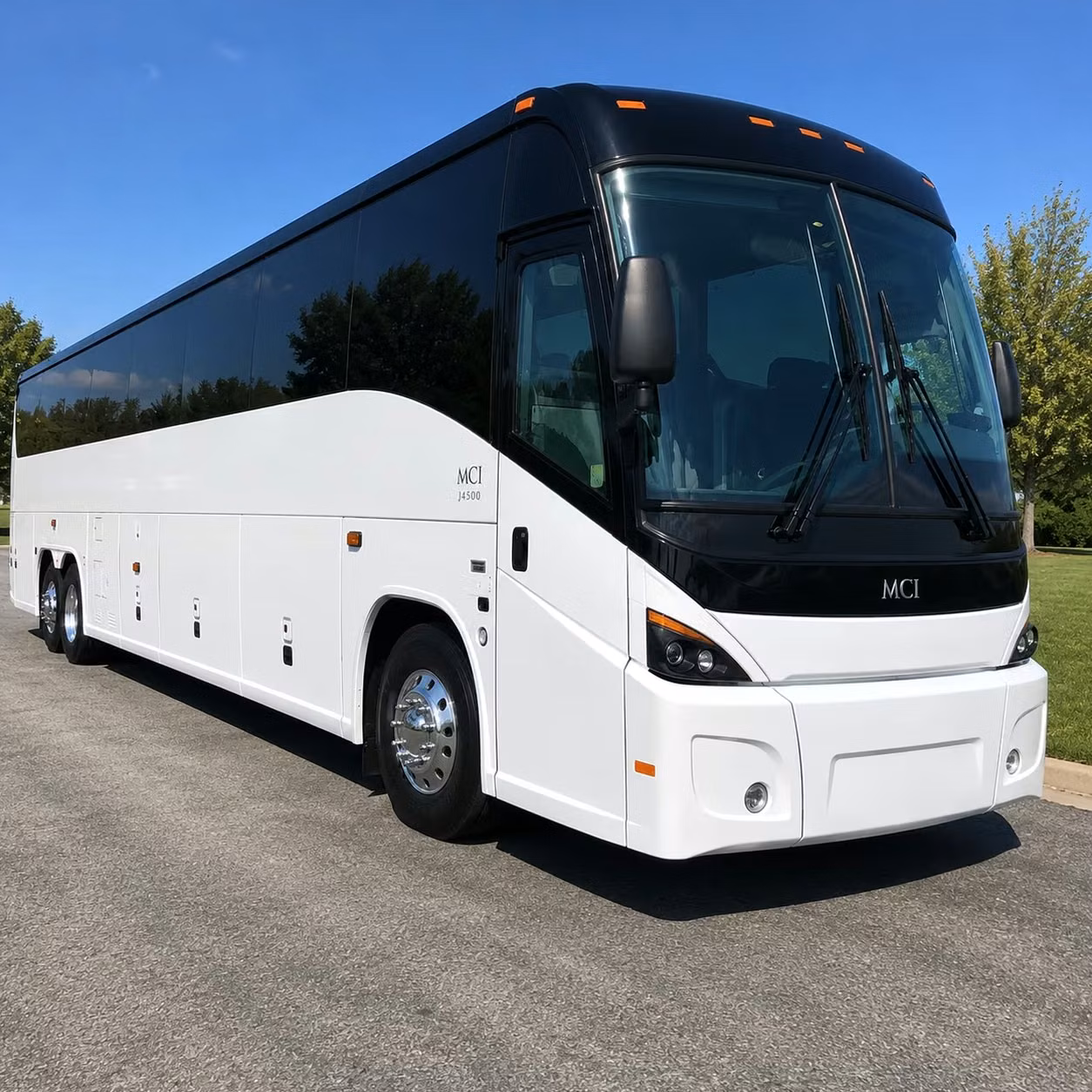 56 passenger charter bus