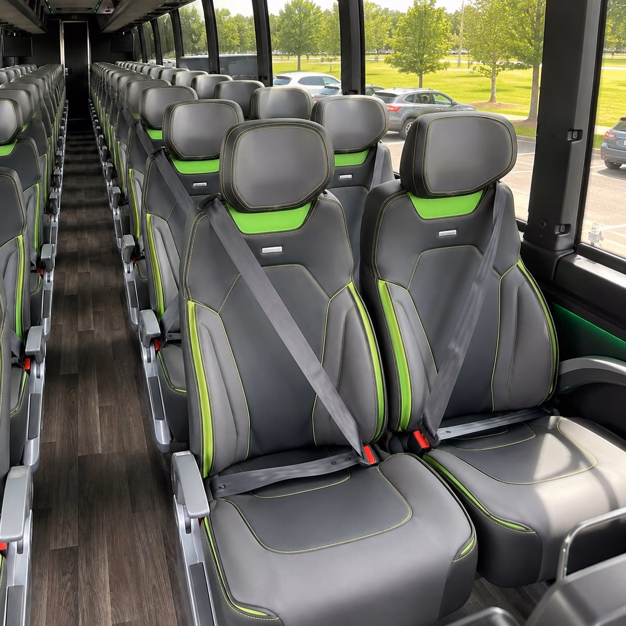 sports team fan charter bus rentals in st paul