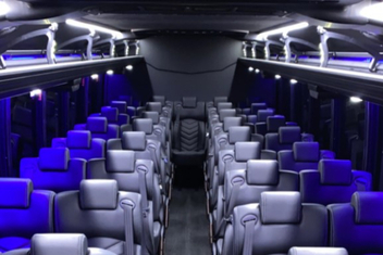 St Paul Charter Bus Interior
